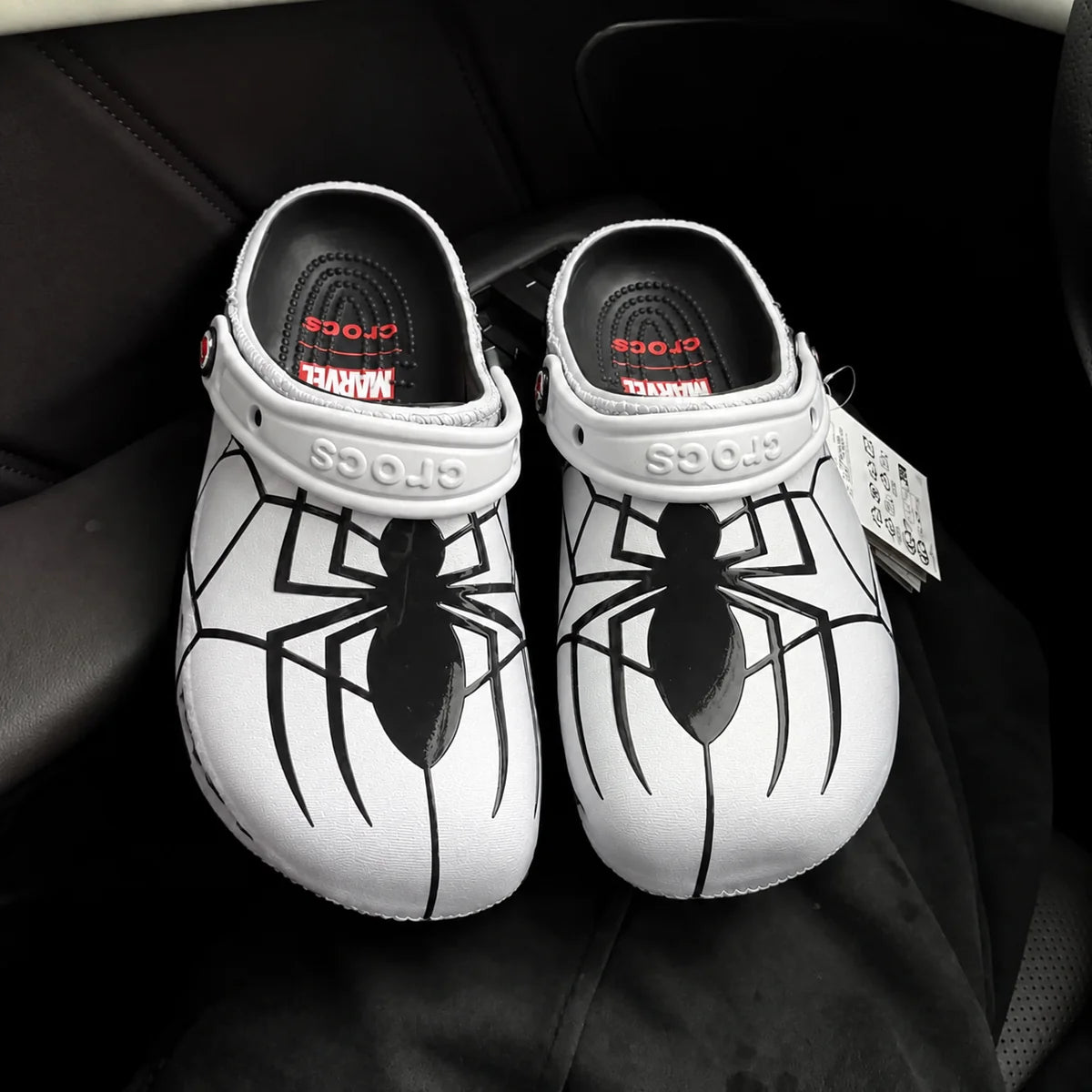 Crocs Spiderman blanc
