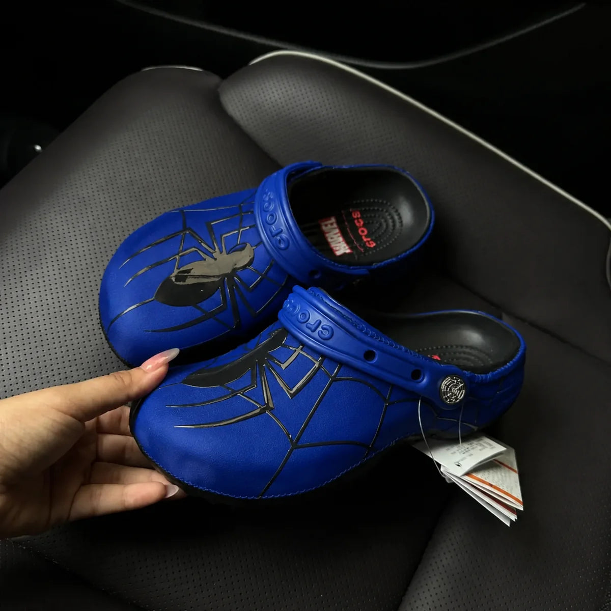 Crocs Spiderman bleu